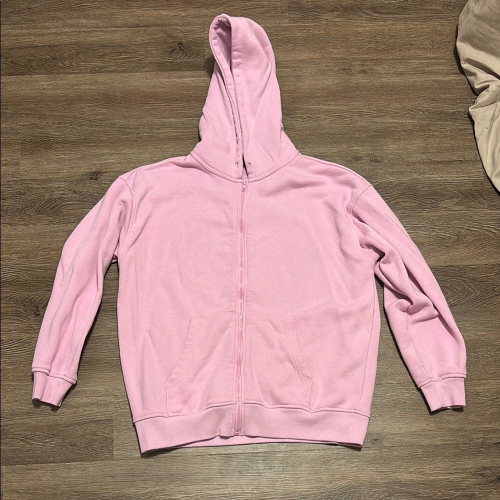 pink forever 21 zip up